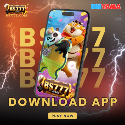 Ilustrasi BS777 app rasmi pada telefon pintar Android dan iOS